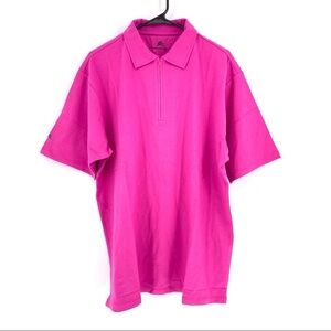 Stormtech GPZ-1 fuschia quarter zip shirt